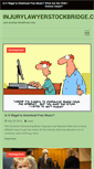 Mobile Screenshot of injurylawyerstockbridge.com